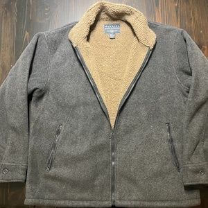 Maxxsel Sherpa Fleece Zipper Jacket Mens 2XL